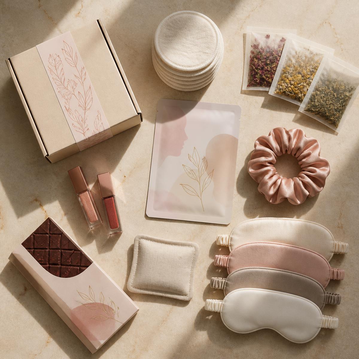 Plus box flatlay